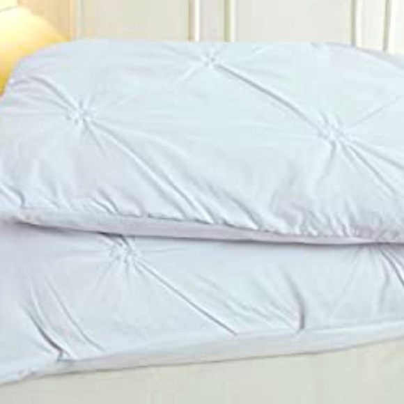 Luxury Duvet COVER Set KING 3pc. White NEW - Picture 6 of 6